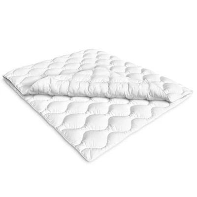 Imagen de Siebenschläfer edredón de 4 Estaciones, 240 x 260 cm, Compuesto por 2 edredones separables, Adaptable con Botones, Ideal para Verano, Mediados e Invierno (240 Estaciones)