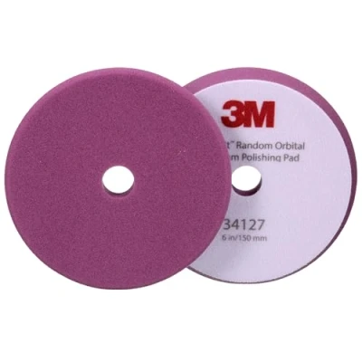 Imagen de 3M Perfect It Boina blanca de pulido espuma rotorbital, 150 mm, morada, 34127