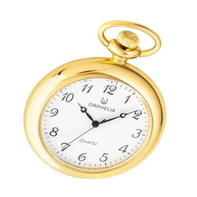 Imagen de Orphelia Sentique Reloj de Bolsillo analógico Cuarzo para Hombre, Blanco, Correa.