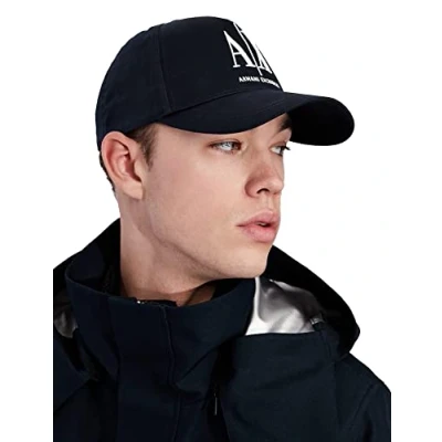 Imagen de Armani Exchange Sombrero Gorra de béisbol, Icon Navy, Taille Unique para Hombre