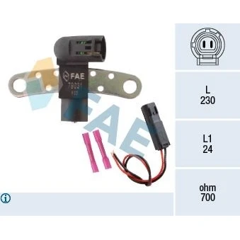 Imagen de FAE 79319 Sensor de Cigueñal 2 con instrucciones montaje RENAULT: CLIO 3, 2, Scénic 1, NISSAN: Almera II Hatchback, MICRA 3