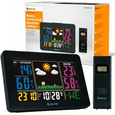 Imagen de Denver WS 540 Termómetro Digital, Negro
