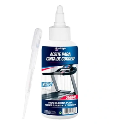 Imagen de Plantawa Aceite para Cintas de Correr 250ml Efectividad Probada Limpieza y Seguridad Aplicación Precisa Universal Respetuoso Beneficios Duraderos Silicona Pura Ideal Gimnasios.