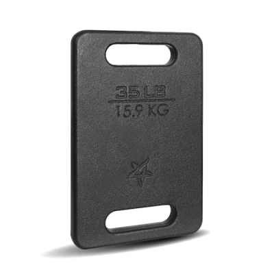 Imagen de Yes4All 51F7 Rucking Plato de Hierro Fundido para Mochila Platos Peso Varios Patos Disponibles (4,5kg 20kg), F. 15,9 KG 35 LIBRA