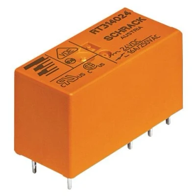 Imagen de Relé 24VDC 16A/250V RT314024, TE 9 1393239 8
