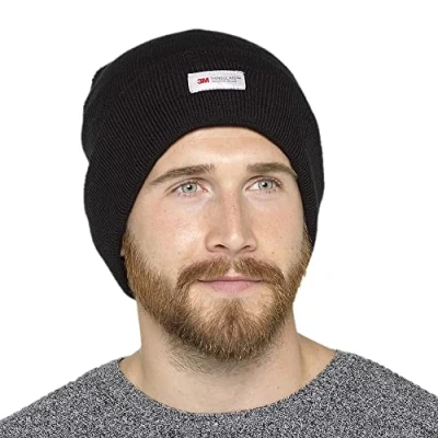 Imagen de Thingimijigs Heatguard 3M Thinsulate Gorro térmico para hombre, Negro, Taille unique