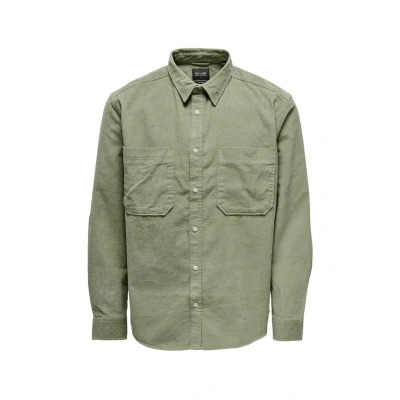 Imagen de Only &amp; Sons Onsalp Camisa, Hombre, Talla: XS, Seagrass