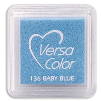 Imagen de Tsukineko Versasmall Ink Pads Versacolor Pigment Sello 1 &quot;Cube bébé, Azul bebé, Talla única
