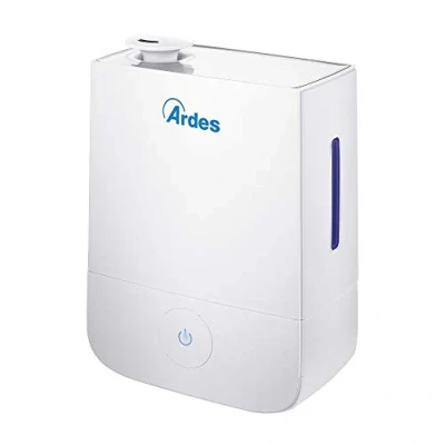 Imagen de ARDES AR8U10 Humidificador de Ultrasonido NEBULO 30W, Profesional Ambientes Casa Oficina Capacidad 4 Litros, 3 Niveles Vapor con Gran Mando Táctil, Silencioso y Elegante, Blanco