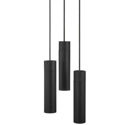 Imagen de Nordlux Lámpara colgante Tilo, 3 luces, negro