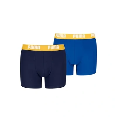 Imagen de PUMA Everyday Basic Boxer, Green Combo, 158 164 (Pack de 2) para Niños