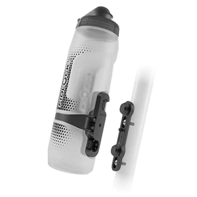 Imagen de Fidlock Bidón Twist 800, Adultos Unisex, Botella Transparente de 800 ml con Base para Bicicleta