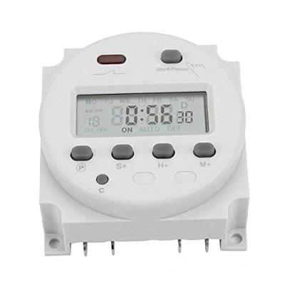 Imagen de CN102A Temporizador digital, 220V LCD digital de ciclo Cuenta atrás Interruptor control tiempo