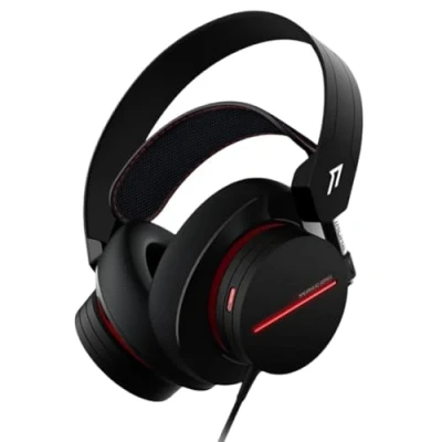 Imagen de 1More Auriculares Gaming de Diadema con Cable, SPEARHEAD, Doble micrófono, Color Negro