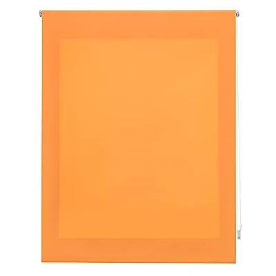 Imagen de DECORBLIND Estor Enrollable translúcido Liso, Medida Estor: 160x175 Ancho x Largo/Medida Tela Liso: 157x170 translucido Color Naranja fácil instalación a Pared o Techo