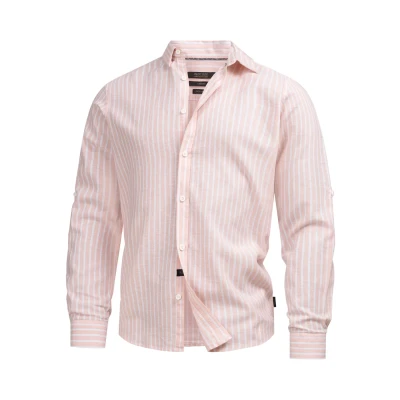 Imagen de Indicode Jeans Brayden Camisa, Hombre, Talla: Small, Coral cloud