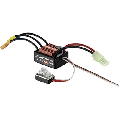 Imagen de Hobbywing 2108310 30110000 QuicRun WP16BL30. Modelo de coche sin escobillas. Capacidad carga máxima (A): 180 A.