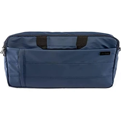 Imagen de Maletín para portátil Nilox NXB022, Hasta 15.6&quot;, Universal, Correa, Poliéster, Style Azul