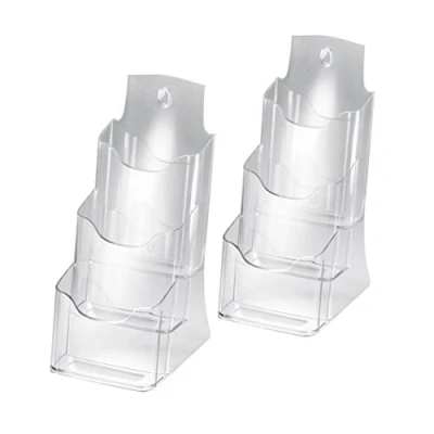 Imagen de Sigel LH133 Porta folletos de sobremesa acrylic, con 3 compartimentos, acrilico resistente a UV, para DL (2 unds)