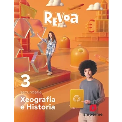 Imagen de Xeografía e historia. 3 Secundaria. Revoa 9788498548969 (REVUELA)