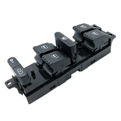 Imagen de GEEANDLY Interruptores de botón Mando Elevalunas del conductor 1J4959857D Compatible con Golf Jetta Bora para Passat B5 Seat Leon Toledo