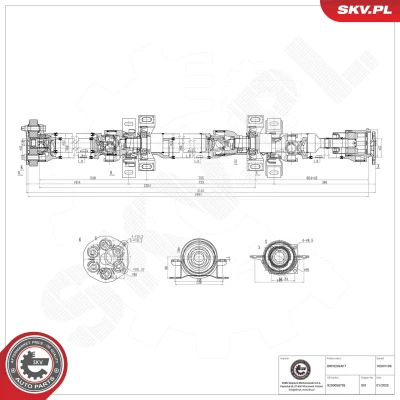 Imagen de Semi eje ESEN SKV 76SKV106