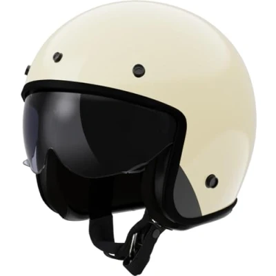 Imagen de LS2, Casco Moto Jet BOB II SOLID Cream, L