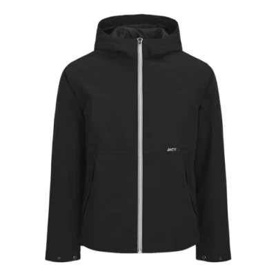 Imagen de JACK &amp; JONES Jjadam Light Jacket Hood, Negro, M para Hombre