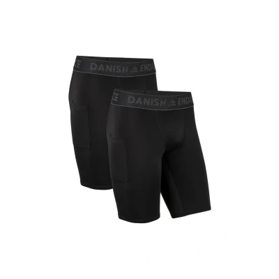 Imagen de Danish Endurance Compression 2 PACK Culotte, Hombre, Talla: Large, Black