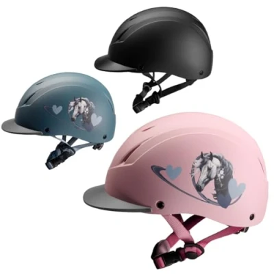 Imagen de PFIFF Casco de equitación ProtectionX, Juventud Unisex, Azul, Extra Small