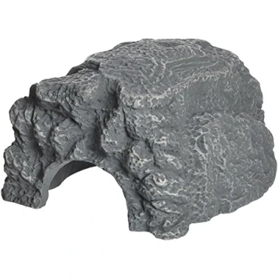 Imagen de JBL ReptilCava 71089 Cueva para Animales de terrario, M, Color Gris
