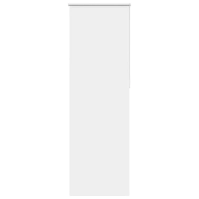 Imagen de vidaXL Estor Enrollable Opaco Blanco 80x210 cm Tela Ancho 75,7 cm, día y Noche, de Cocina, Enrollable,