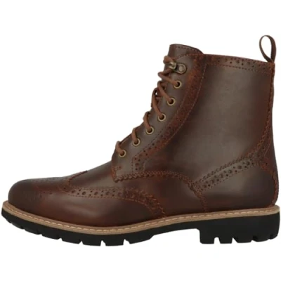 Imagen de Clarks Batcombe LORD Botines con cordones, Hombre, Talla: 41.5, Dark tan Zapatos
