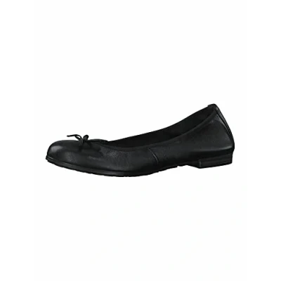 Imagen de MARCO TOZZI Feel Me 2 22100 41 Bailarinas, Piel, Plantilla Suave, Bailarina Mujer, Negro, 36 EU