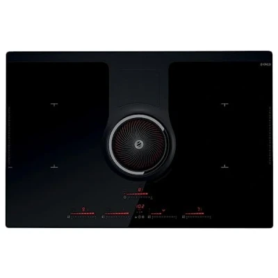 Imagen de Elica NIKOLATESLA One BL/F/83 Placa inducción con Extractor Integrado, Cristal cerámico, Vidrio Negro
