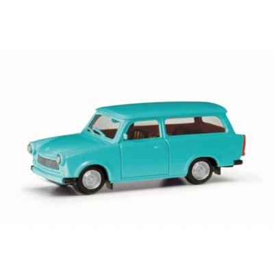 Imagen de Herpa Miniatura del Coche Trabant 601 Universal, Escala 1/87, maqueta de colleción, modelismo, Modelo aleman, Figura plástico