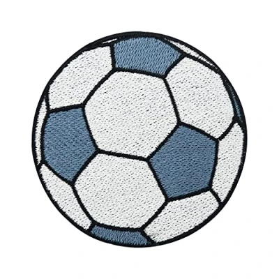 Imagen de Parche de fútbol para niños Parches Termoadhesivos Planchado Ropa Aplique Codera Rodillera Bordado DIY Finally Home