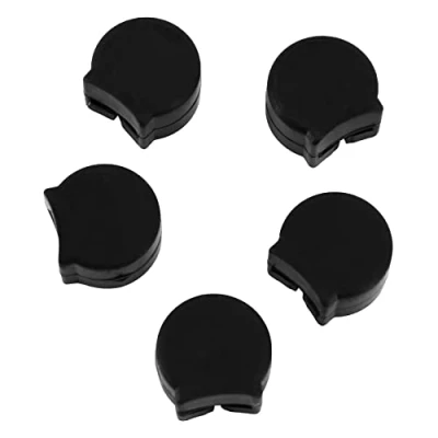 Imagen de 5 protectores de goma para clarinete y pulgar, color negro