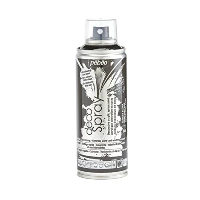 Imagen de Pebeo 200 ml decospray, Acabado Brillante, Color Negro