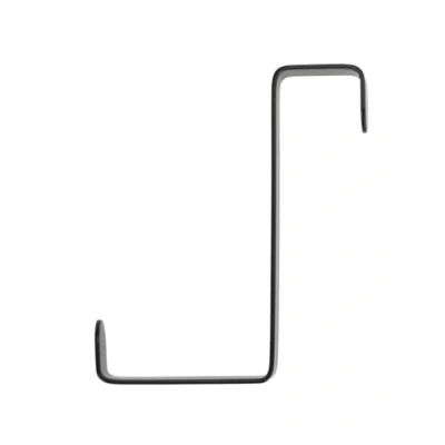 Imagen de WENKO Colgador para Puertas 4 Unidades Percha la Puerta, Ganchos Negro
