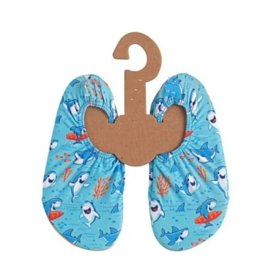 Imagen de Slipstop Zapatillas de baño para niños, diseño gatos divertidos, multicolor, Freddy, 18/20 EU