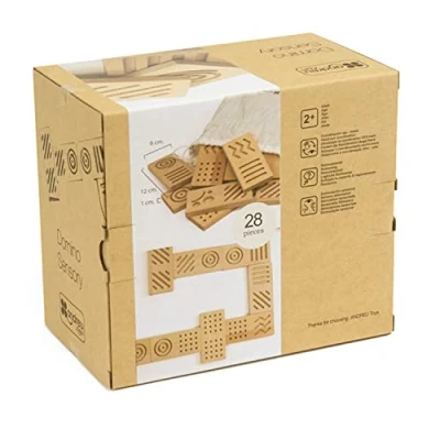 Imagen de Andreu Toys Domino Sensory Puzzles de Madera, Multicolor (16114)