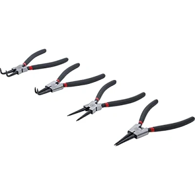 Imagen de BGS Diy 52100 Juego de alicates puntas (circlip) 175 mm 4 piezas