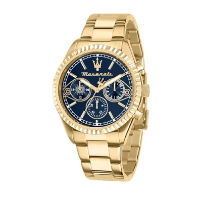 Imagen de Maserati Reloj Hombre, Colección COMPETIZIONE, Cuarzo, Multifonción, en Acero, PVD Oro R8853100026