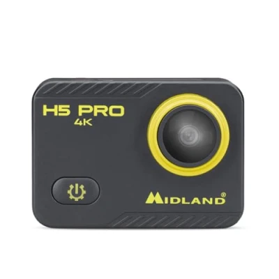 Imagen de MIDLAND Videocámara Action CAM H5 Pro Negra Y Amarilla C1515