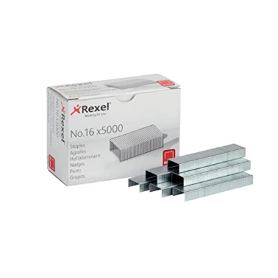 Imagen de Rexel Grapas nº 16 de 6 mm, caja 5000 unidades