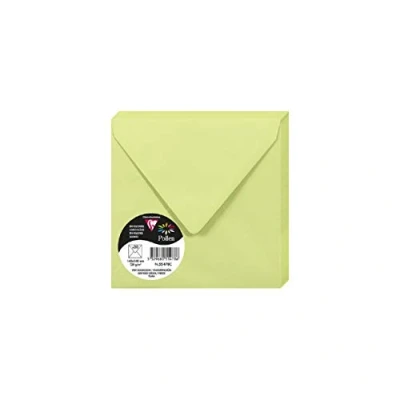 Imagen de Clairefontaine 50078 C Pack de 20 sobres Pollen 140 x mm, color verde brote 14 0.10
