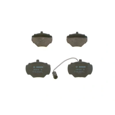 Imagen de BOSCH 0 986 424 267 Juego de pastillas freno Low Metallic con sensor desgaste incorporado Chapa antichirridos LAND ROVER: Discovery 1