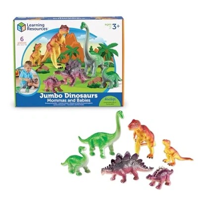 Imagen de Learning Resources Mamás Dinosaurio y Sus crías Jumbo