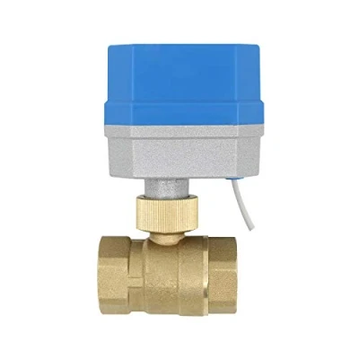 Imagen de Valvula 2 vias motorizada 220v electrovalvula 220 bola 1/2 3/4 1 1/4 pulgada (DN20 pulgada)